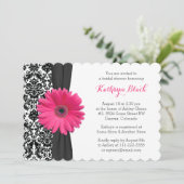 Einladung von Daisy Bridal Shower | Damask Gerber (Stehend Vorderseite)
