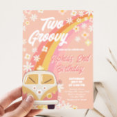 Einladung von Daisy Groovy Two Birthday Party