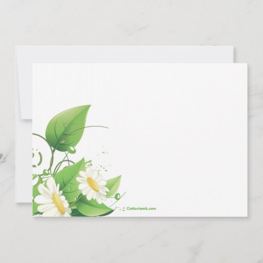 Einladung von Daisy Grunge (Rückseite)