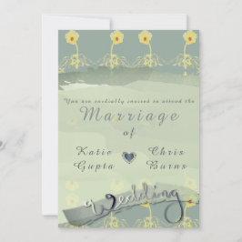 Einladung von Daisy Slate Wedding