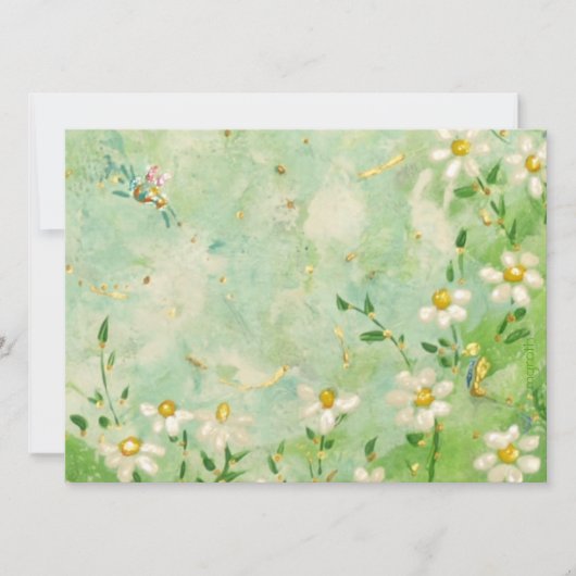 Einladung von Daisy und Biene (Vorderseite)