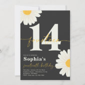 Einladung von Daisy zum 14. Geburtstag (Vorderseite)