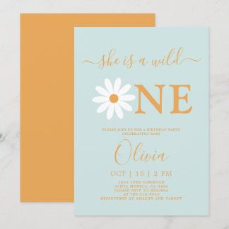 Einladung von Daisy zum 1. Geburtstag