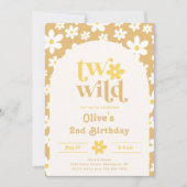Einladung von Daisy zum 2. Geburtstag | Zwei Wildt (Vorderseite)