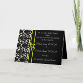 Einladung von Damask Wedding - (Vorderseite)