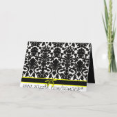 Einladung von Damask Wedding - (Rückseite)