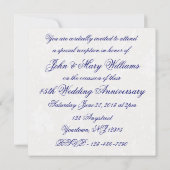 Einladung von Damask zum 45. Hochzeitstag (Rückseite)