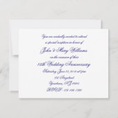 Einladung von Damask zum 45. Hochzeitstag (Rückseite)