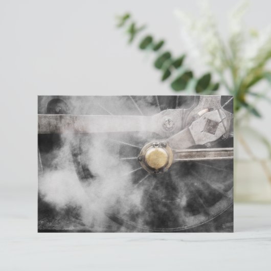 Einladung von Dampfzügen (Stehend Vorderseite)