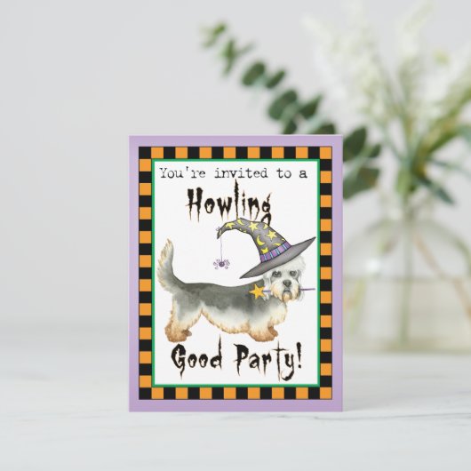 Einladung von Dandie Witch (Stehend Vorderseite)