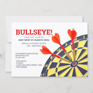 Einladung von Dart Board