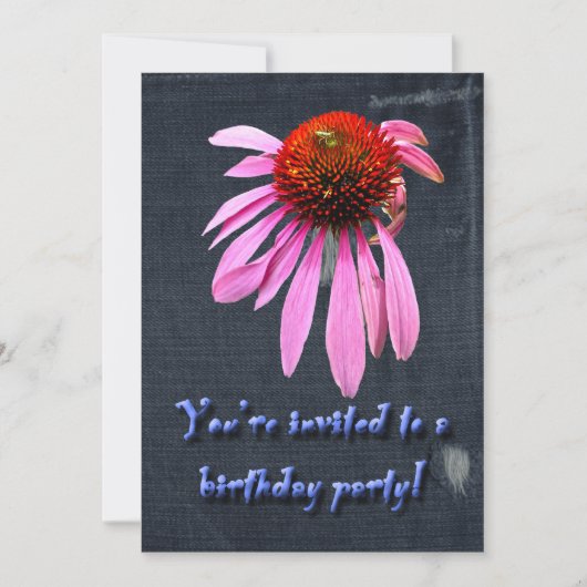 Einladung von Denim Birthday (Vorderseite)