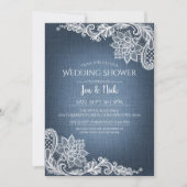 Einladung von Denim und Lace Polterabend (Vorderseite)