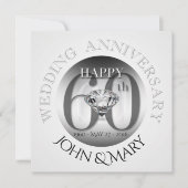 Einladung von Diadmond zum 60. Hochzeitstag (Vorderseite)