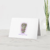 Einladung von Diamanten auf Satin individuell anpa (Rückseite)