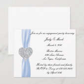 Einladung von Diamond Heart Blue (Vorne/Hinten)