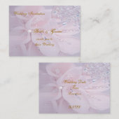 Einladung von Diamond Wedding (Vorne/Hinten)