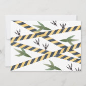 Einladung von Dino Diggers zum 2. Geburtstag (Rückseite)