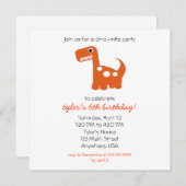 Einladung von Dino-Mite (Vorne/Hinten)