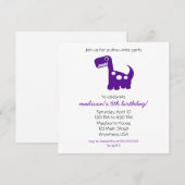 Einladung von Dino-Mite (Vorne/Hinten)