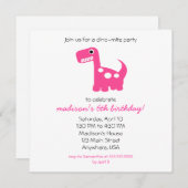 Einladung von Dino-Mite (Vorne/Hinten)