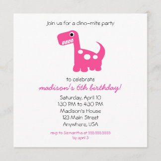 Einladung von Dino-Mite