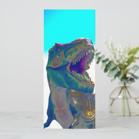 Einladung von Dinosaurier (Stehend Vorderseite)