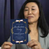 Einladung von Diploma und Laurel Abschluss