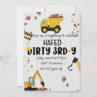 Einladung von Dirty 3.-Y Dritter Geburtstag
