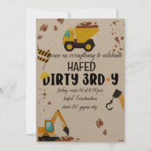 Einladung von Dirty 3.-Y Dritter Geburtstag