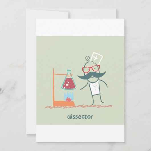 Einladung von Dissector Scientists (Vorderseite)