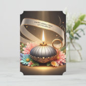 Einladung von Diwali (Stehend Vorderseite)