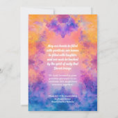 Einladung von Diwali Serenity (Rückseite)