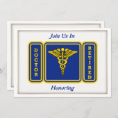 Einladung von Doctor Caduceus Shield zur Zurückhal (Vorne/Hinten)