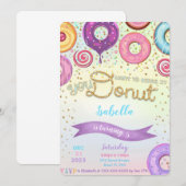 Einladung von Donut (Vorne/Hinten)