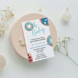 Einladung von Donut Baby Shower