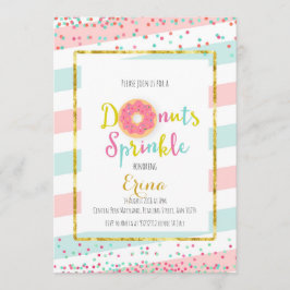 Einladung von Donut Baby Sprinkle