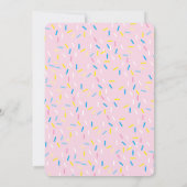 Einladung von Donut Birthday (Rückseite)