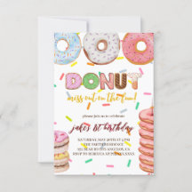 Einladung von Donut Birthday