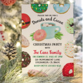 Einladung von Donuts und Cocoa-Feier