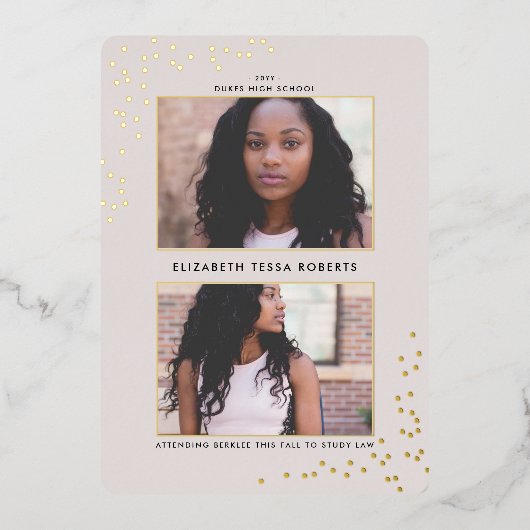 Einladung von doppeldotierten Abschlüssen (Vorderseite)