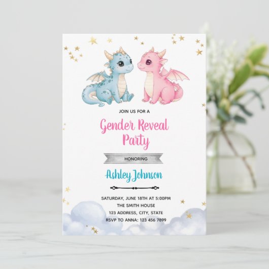 Einladung von Drachengeschlechtern (Stehend Vorderseite)