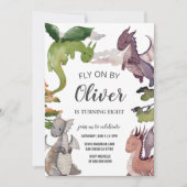 Einladung von Dragon Birthday (Vorderseite)