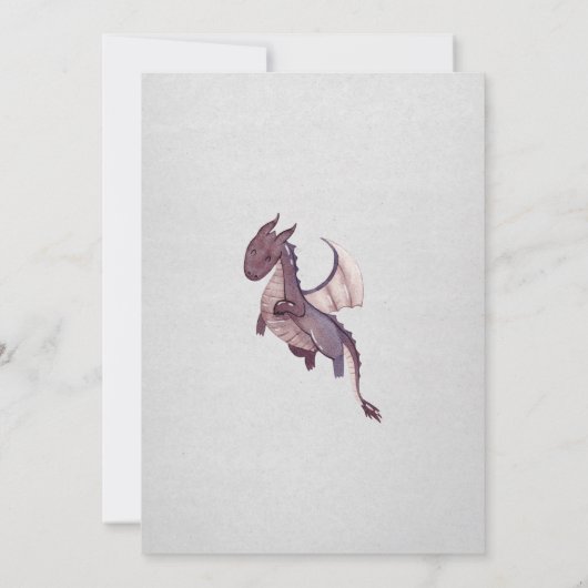 Einladung von Dragon Birthday (Rückseite)