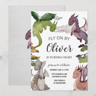 Einladung von Dragon Birthday