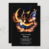 Einladung von Dragon Birthday (Vorne/Hinten)