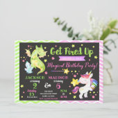 Einladung von Dragon und Unicorn zum gemeinsamen G (Stehend Vorderseite)