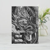 Einladung von Dragon 'You re Invited' (Stehend Vorderseite)