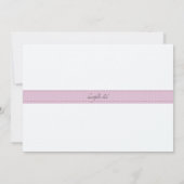 Einladung von Drama und Fanfare Mauve (Rückseite)