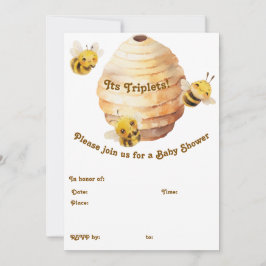 Einladung von drei Bienen